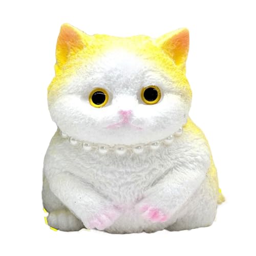 tieedhfu Stressabbauendes Spielzeug für Katzen zum Kneifen, kompakt, praktisch, tragbar, stressabbauendes Spielzeug, TPR Quetschspielzeug, nass und glatt, Gelb tieedhfu Stressabbauendes Spielzeug für Katzen zum Kneifen, kompakt, praktisch, tragbar, stressabbauendes Spielzeug, TPR Quetschspielzeug, nass und glatt, Gelb von tieedhfu