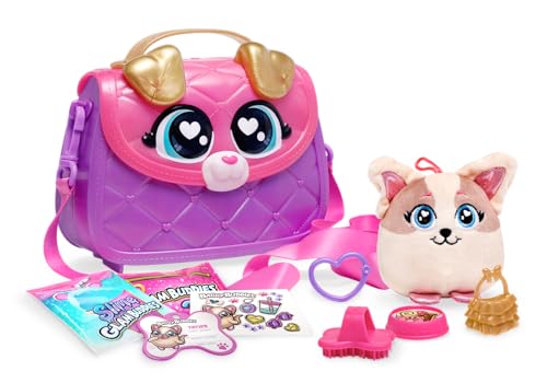 Glam Buddies OMM1523 - Bulldog Taylor, Überraschungs-Set mit Plüsch-Welpe, Handtasche und Zubehör Glam Buddies OMM1523 - Bulldog Taylor, Überraschungs-Set mit Plüsch-Welpe, Handtasche und Zubehör von Glam Buddies