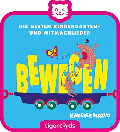 tigermedia tigercard Kinderliederzug Folge 2 Kindergarten und Mitmachlieder Bewegen tigerbox Hörbox Musikbox Hörspiel Hörbuch Kinderlieder Tanzen von tigermedia