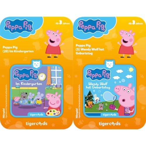 tigercard Peppa Pig Wutz Folge 20 Im Kindergarten und Peppa Wutz Folge 5 Wendy Wolf hat Geburtstag tigercard Peppa Pig Wutz Folge 20 Im Kindergarten und Peppa Wutz Folge 5 Wendy Wolf hat Geburtstag von tigermedia