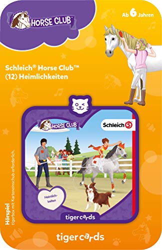 tigermedia tigercard Schleich Horse Club Heimlichkeiten Pferde Reiterhof Geschichten Mädchen tigerbox Audiosystem Kinder Hörspiele Hörbücher Musik von tigermedia