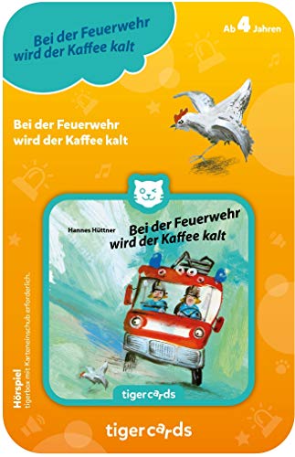 tigermedia tigercard Bei der Feuerwehr wird der Kaffee kalt liebevolle Hörbücher Abenteuer Kids tigerbox Hörbox Lautsprecher Hörspiel Kindermusik von tigermedia