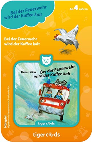 tigermedia tigercard Bei der Feuerwehr wird der Kaffee kalt liebevolle Hörbücher Abenteuer Kids tigerbox Hörbox Lautsprecher Hörspiel Kindermusik von tigermedia