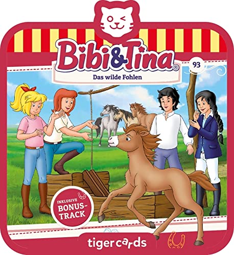 tigermedia tigercard Bibi & Tina Folge 93 Das wilde Fohlen Pferde Reiterhof Mädchen Geschenkidee Einschulung tigerbox Hörbox Hörbücher Hörspiele von tigermedia