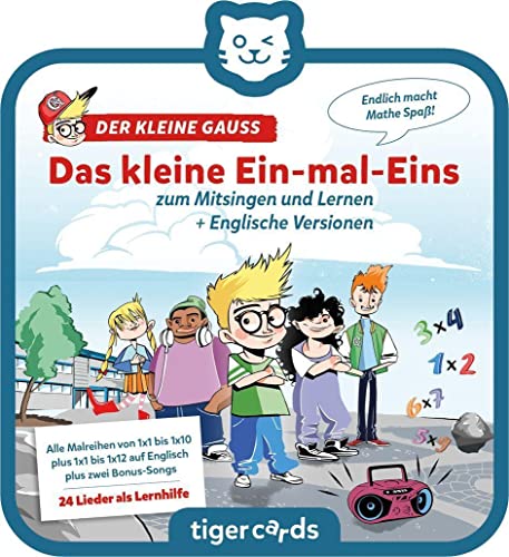 tigermedia tigercard Der kleine Gauss Ein-Mal-Eins Songs Kinderlieder Lernen Schule Mathe tigerbox Musikbox tragbarer Lautsprecher Hörspiele Hörbuch tigermedia tigercard Der kleine Gauss Ein-Mal-Eins Songs Kinderlieder Lernen Schule Mathe tigerbox Musikbox tragbarer Lautsprecher Hörspiele Hörbuch von tigermedia