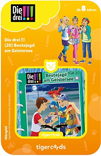 tigermedia tigercard Die Drei !!! Folge 20 Beutejagd am Geistersee Detektiv Mädchen Abenteuer tigerbox Hörbox Kids Hörspiele Hörbücher Musik von tigermedia