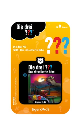 tigermedia tigercard Die drei ??? Folge 205 Rätselhaftes Erbe Rätsel Detektiv Geschichten tigerbox Hörbox Hörspiel Hörbücher Musik Kinderzimmer von tigermedia