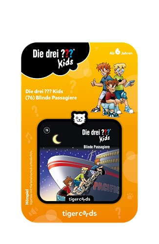 tigermedia tigercard Die drei ??? Kids Folge 76 Blinde Passagiere Flugzeug Detektiv Geschichten tigerbox Kinder mp3 Player Hörspiel Hörbuch Musik von tigermedia