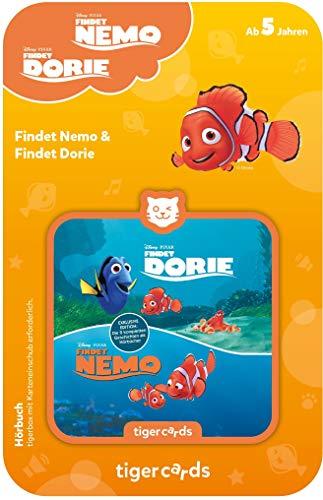 tigermedia tigercard Disney Findet Nemo + Findet Dorie tigerbox Hörbox Enkelgeschenk Mädchen Jungen Kinderhörspiele Hörbücher Musik von tigermedia