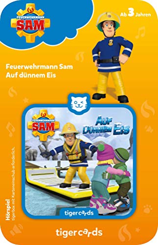 tigermedia tigercard Feuerwehrmann Sam Auf dünnem Eis Sandmännchen tigerbox Hörbox Audioplayer Hörspiel Kassetten CD Hörbücher Kindermusik von tigermedia