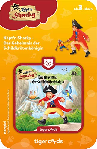 tigermedia tigercard Käpt'n Sharky Das Geheimnis der Schildkrötenkönigin Abenteuer Reisen Kinder Geschichten tigerbox Hörbox Hörspiel Hörbuch von tigermedia