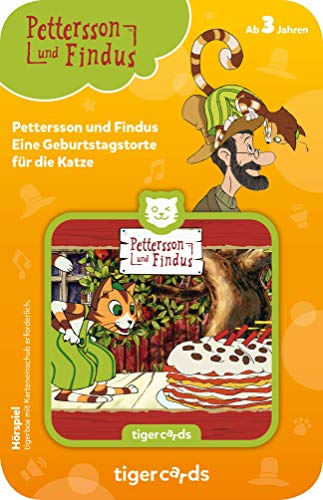 tigermedia tigercard Nordqvist Hörspiel Pettersson und Findus Folge 1 Geburtstagstorte für die Katze tigerbox Hörbox Hörbuch Kindermusik Geschenk von tigermedia