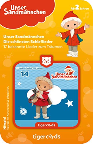 tigermedia tigercard Sandmännchen Folge 14 Die schönsten Schlaflieder Träumen Gute Nacht Einschlafen Kinder tigerbox Hörbox Hörspiel Hörbuch von tigermedia