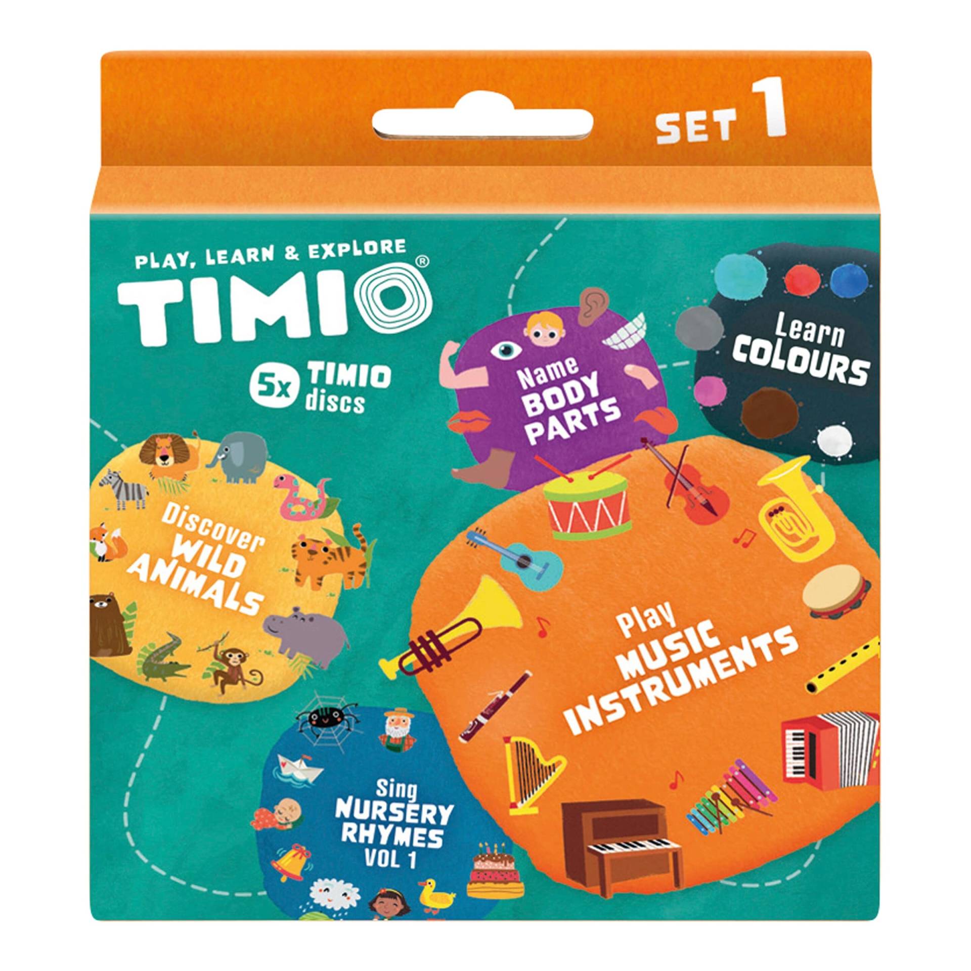 Timio Audio Disc Set 1 - Kinderreime Vol. 1: 5 Discs Timio Audio Disc Set 1 - Kinderreime Vol. 1: 5 Discs von timio