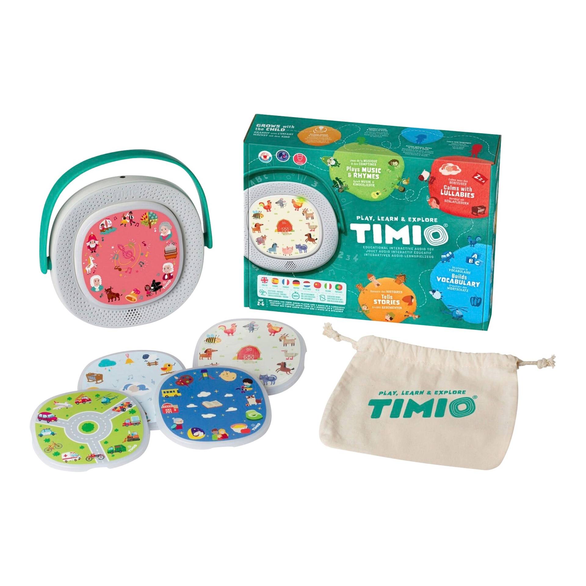 Timio Starter Kit mit Player und 5 Discs von timio
