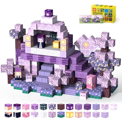 Magnetische Bausteine 120 Stück - Zauberwald Magnete Bauen Set, Magnetbausteine für Jungen und Mädchen ab 3-8 Jahren, Montessori Kreative Spielzeug als Geschenk für Kinder ab 3+ Jahren Magnetische Bausteine 120 Stück - Zauberwald Magnete Bauen Set, Magnetbausteine für Jungen und Mädchen ab 3-8 Jahren, Montessori Kreative Spielzeug als Geschenk für Kinder ab 3+ Jahren von tinytrek