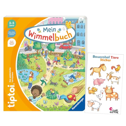 Ravensburger tiptoi Mein Wimmelbuch + Gratis Kinder Sticker von tiptoi