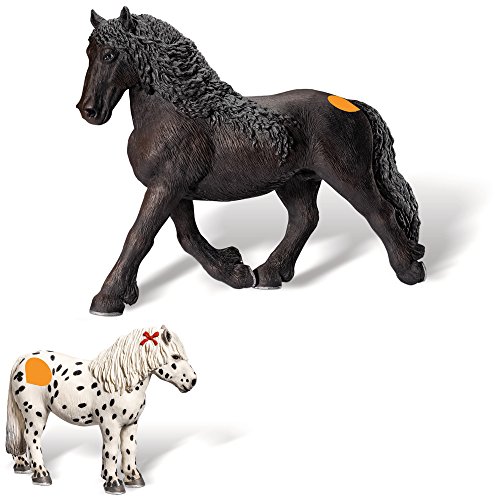 Ravensburger tiptoi Tierfiguren Friesen Hengst + Appaloosa Pony von tiptoi