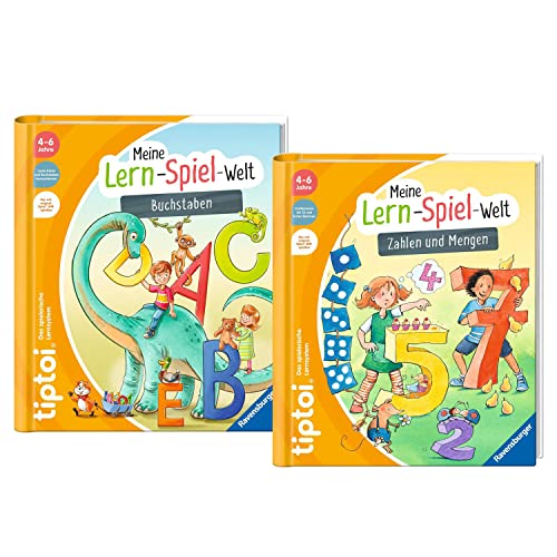 tiptoi - Mein Lernspiel Abenteuer Set - Erste Buchstaben und Erste Zahlen von tiptoi