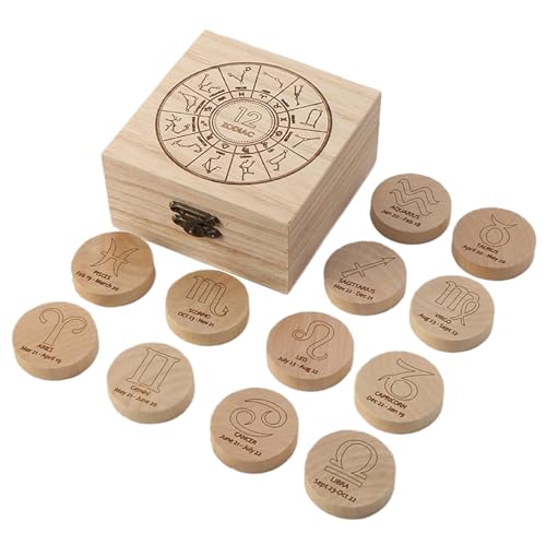 tixoacke Runensteine Set Solide Runen Mit Box Ideal Für Reisen Weissagungen Hexerei Holzschnitt Orakel Der Nordischen Mythologie Symbol Set von tixoacke