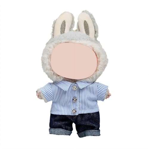 17 cm Puppenkleider-Set, bezauberndes Outfit-Set für 17 cm, cooles Jungen-Outfit-Shirt und Hose, Bekleidungsset für 17 cm Puppen, Puppenkleidungszubehör, Puppenkleidung, Ersatz für Spielen (keine 17 cm Puppenkleider-Set, bezauberndes Outfit-Set für 17 cm, cooles Jungen-Outfit-Shirt und Hose, Bekleidungsset für 17 cm Puppen, Puppenkleidungszubehör, Puppenkleidung, Ersatz für Spielen (keine von tkerinse