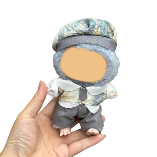 tkerinse Puppenkleidung für 17 cm große Puppe, 17 cm Vinyl-Puppenkleidung & Zubehör, lässiges Jugendoutfit für 6,7-Zoll-Plüschpuppen, niedliche Outfit-Kleidungsersatz für Plüschpuppen (keine Puppe) tkerinse Puppenkleidung für 17 cm große Puppe, 17 cm Vinyl-Puppenkleidung & Zubehör, lässiges Jugendoutfit für 6,7-Zoll-Plüschpuppen, niedliche Outfit-Kleidungsersatz für Plüschpuppen (keine Puppe) von tkerinse