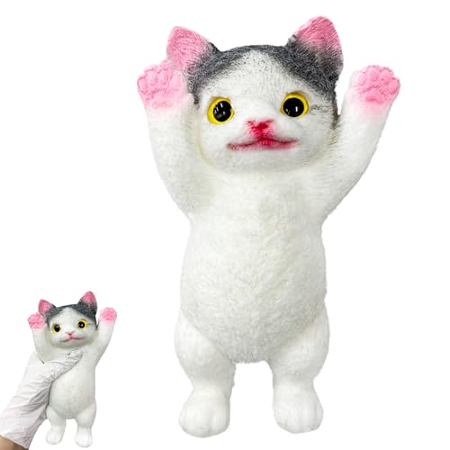 Fufu Squishy Spielzeuge Squishy Katze Toy Süße Weiche Katze Quetschspielzeuge Big 20×11cm für Kinder und Erwachsene Stress und Ängste lindert Toys (Groß Grauen) von tngtswwcv