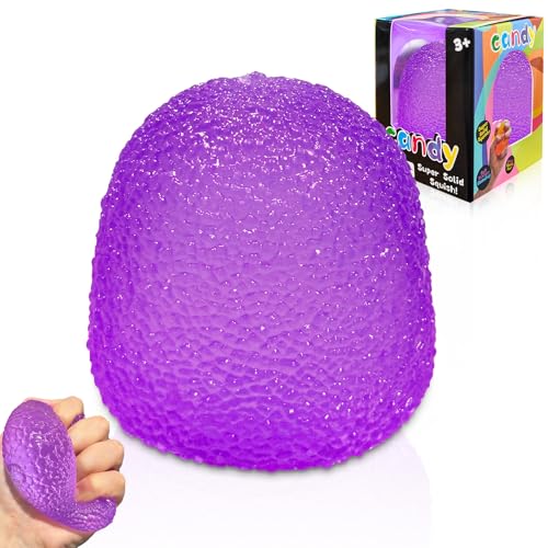 Stressabbau Fidget Ball Anti Stress Spielzeug Stressbälle für Kinder & Erwachsene Unterstützt Stressabbau in Büro, für Linderung von Angst & Geschenk für die Party(Lila) von tngtswwcv