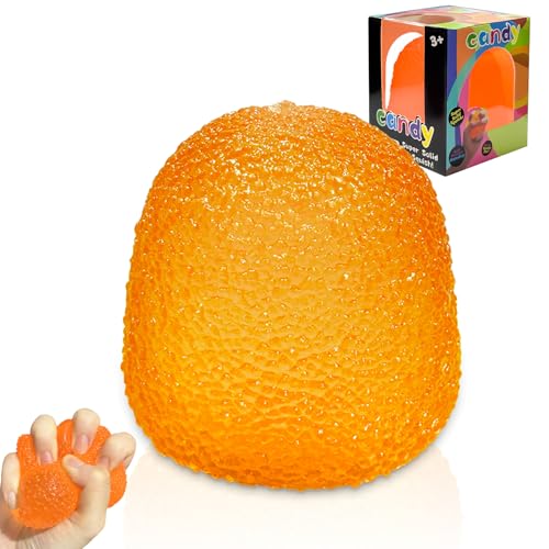 Stressabbau Fidget Ball Anti Stress Spielzeug Stressbälle für Kinder & Erwachsene Unterstützt Stressabbau in Büro, für Linderung von Angst & Geschenk für die Party (orange) von tngtswwcv