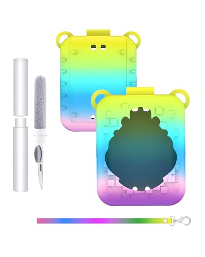 toergy Silikon-Schutzhülle für Bitzee Interactive Toy Harry Potter - Weiche Anti-Drop Stoßfest Hülle, String & Reinigung Stift, Schutz für Virtual Pet Game Machine (Rosa gemischt) von toergy