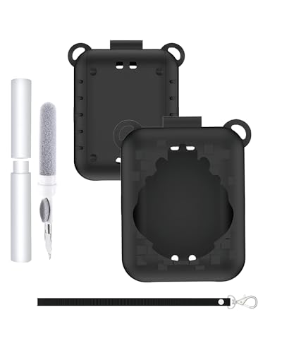 toergy Silikon-Schutzhülle für Bitzee Interactive Toy Harry Potter - Weiche Anti-Drop Stoßfest Hülle, String & Reinigung Stift, Schutz für Virtual Pet Game Machine (Schwarz) von toergy