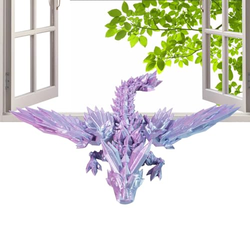 tongfeng Bedruckter flexibler Kristalldrache - Gelenkiger Kristalldrache Fidget Toy - Flexibler und Stressabbau Drachenei Überraschung im Inneren bewegliche Kristalldrache und Heimdekoration tongfeng Bedruckter flexibler Kristalldrache - Gelenkiger Kristalldrache Fidget Toy - Flexibler und Stressabbau Drachenei Überraschung im Inneren bewegliche Kristalldrache und Heimdekoration von tongfeng