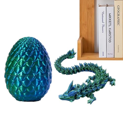tongfeng Drachenei bewegliche Drachenspielzeuge – bedruckte Edelstein-Drachen-Actionfiguren mit abnehmbarem Geheimnis – Drachen-Schuppen-Ei, Kristall-Drache, Fidget-Spielzeug für Autismus ADHS für tongfeng Drachenei bewegliche Drachenspielzeuge – bedruckte Edelstein-Drachen-Actionfiguren mit abnehmbarem Geheimnis – Drachen-Schuppen-Ei, Kristall-Drache, Fidget-Spielzeug für Autismus ADHS für von tongfeng