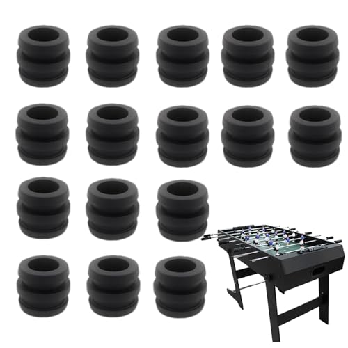 tongfeng Gummipuffer für Tischkicker, Stangenersatzteile, weiche Gummi-Fußball-Stoßstange, Fußballbrett-Kugellager, Tischfußball-Kugellager für die meisten Standard-Tischkicker tongfeng Gummipuffer für Tischkicker, Stangenersatzteile, weiche Gummi-Fußball-Stoßstange, Fußballbrett-Kugellager, Tischfußball-Kugellager für die meisten Standard-Tischkicker von tongfeng