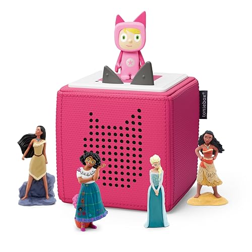 Toniebox Extrapack – Toniebox Starterset Pink mit Kreativtonie + 4 x Disney Heldinnen Hörfiguren, Audioplayer für Hörbücher und Lieder, kabellose Musikbox mit Disney Hörspiel für Kinder ab 3 Jahren Toniebox Extrapack – Toniebox Starterset Pink mit Kreativtonie + 4 x Disney Heldinnen Hörfiguren, Audioplayer für Hörbücher und Lieder, kabellose Musikbox mit Disney Hörspiel für Kinder ab 3 Jahren von tonies