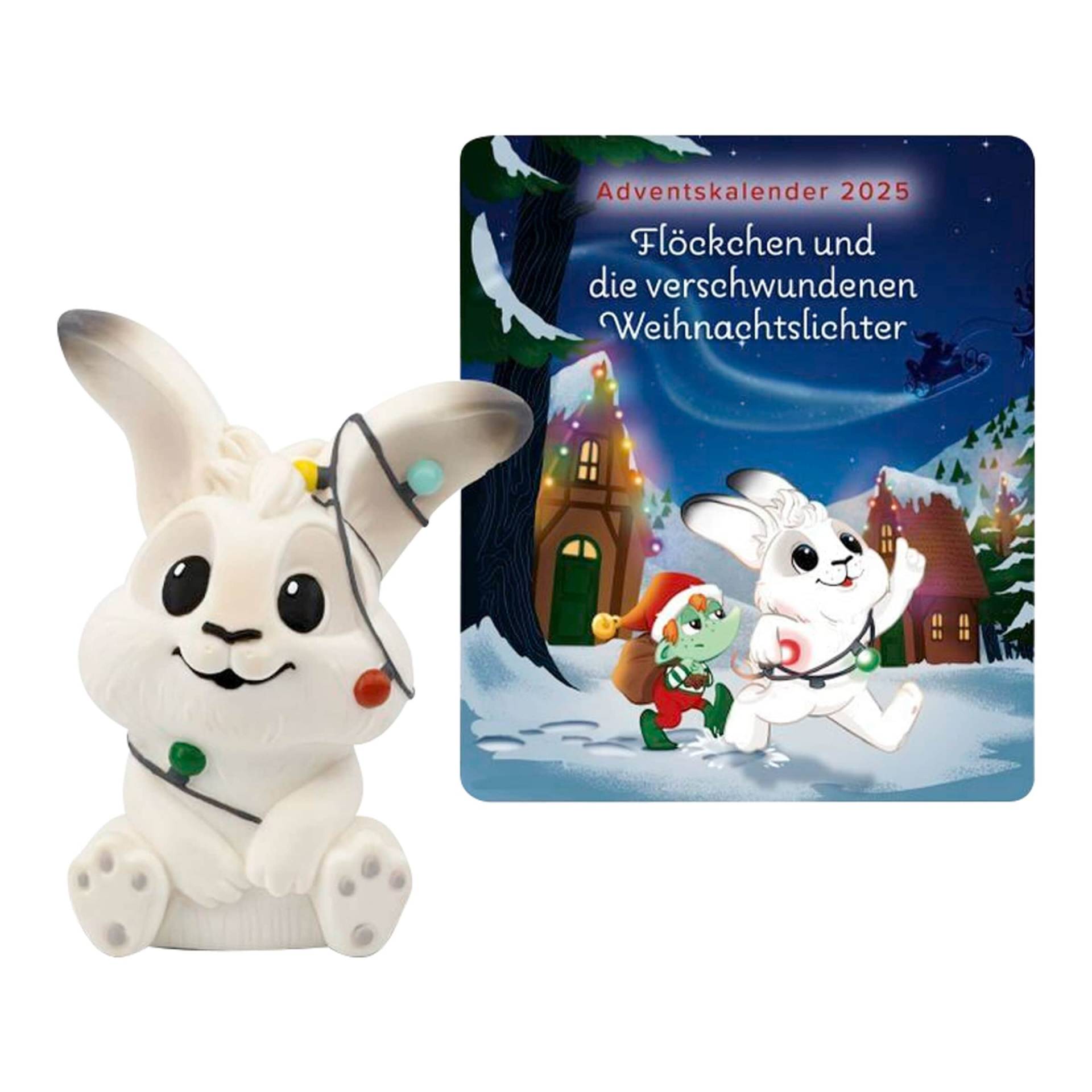 Tonies Tonie Hörfigur Adventskalender 2025 - Flöckchen und die verschwundenen Weihnachtslichter Tonies Tonie Hörfigur Adventskalender 2025 - Flöckchen und die verschwundenen Weihnachtslichter von tonies