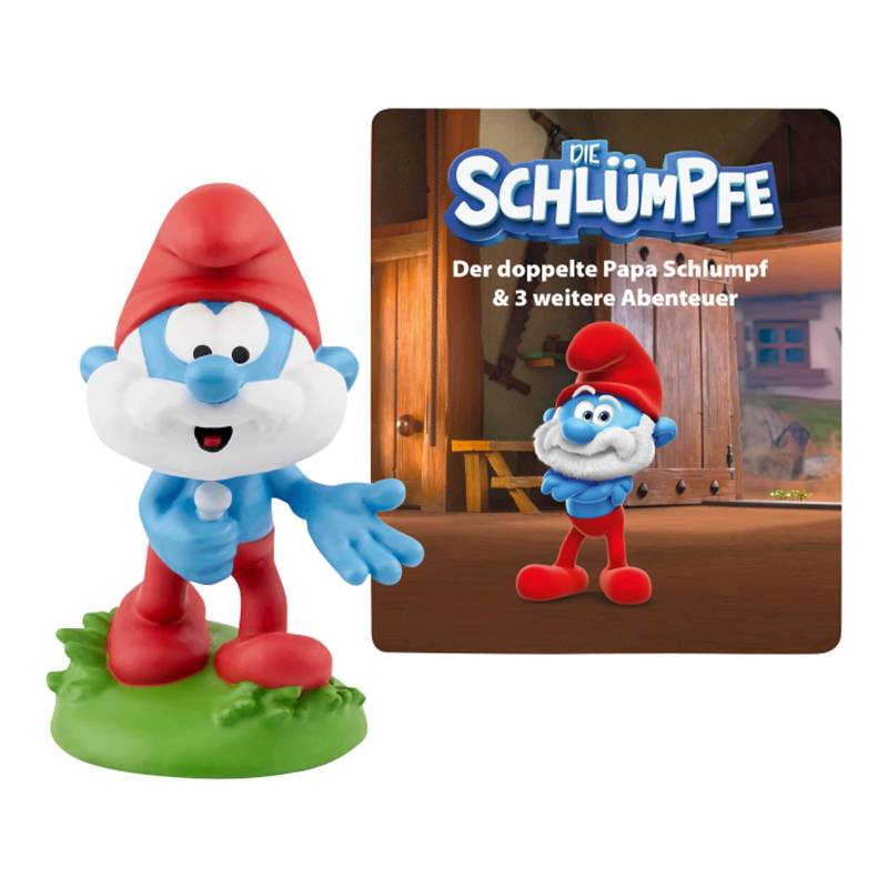 Tonies Tonie Hörfigur Die Schlümpfe - Der doppelte Papa Schlumpf & 3 weitere Abenteuer von tonies