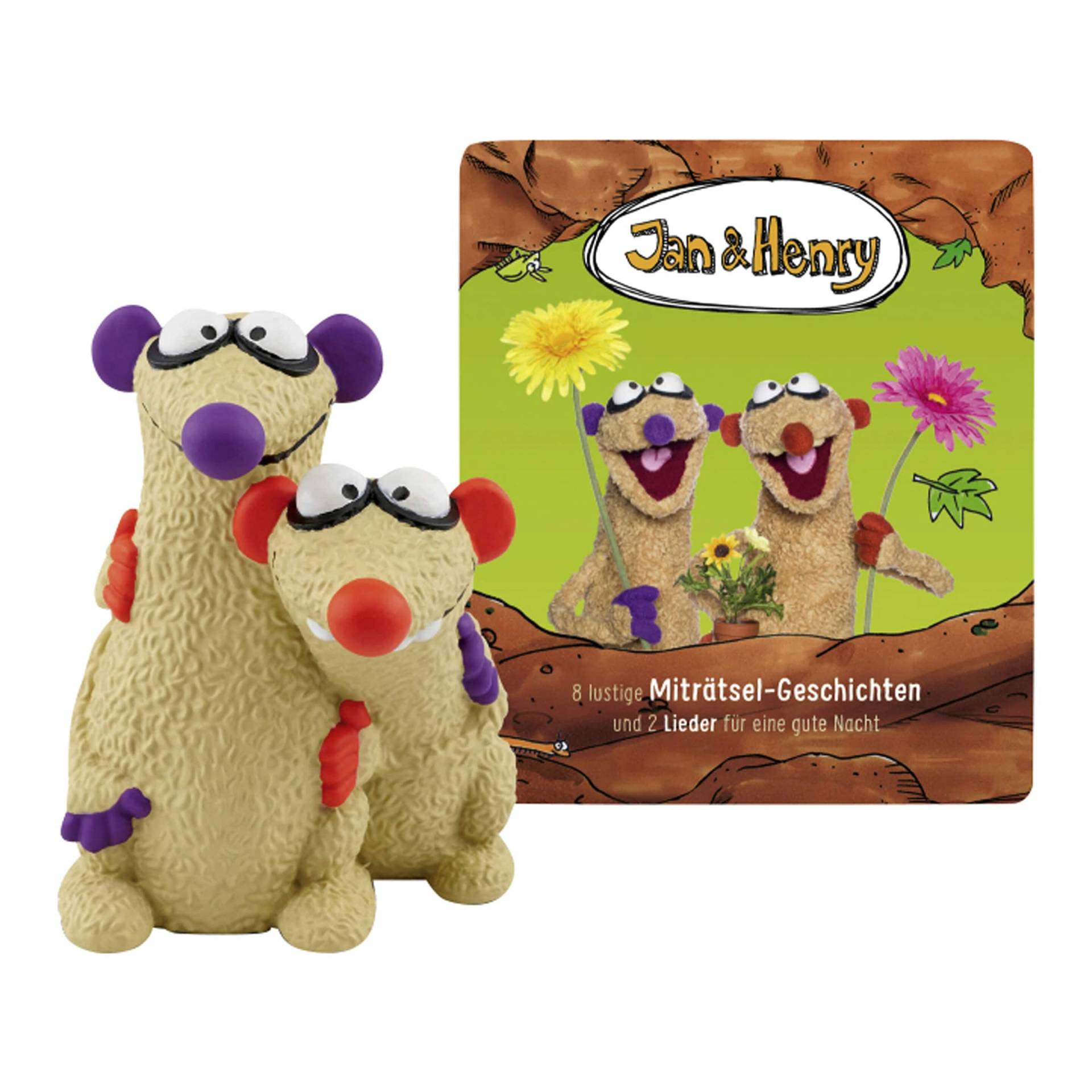 Tonies Tonie Hörfigur Jan & Henry - 8 lustige Miträtsel-Geschichten und 2 Lieder für eine gute Nacht Tonies Tonie Hörfigur Jan & Henry - 8 lustige Miträtsel-Geschichten und 2 Lieder für eine gute Nacht von tonies