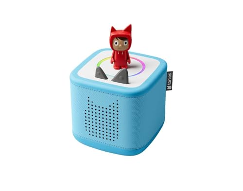 tonies® Toniebox 2 Starter Set Himmelblau mit Kreativ-Tonie Rot von tonies