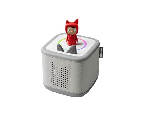 tonies® Toniebox 2 Starter Set Mondgrau mit Kreativ-Tonie Rot von tonies
