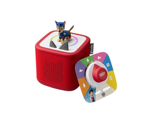 tonies® Toniebox 2 Starter Set Rot mit Paw Patrol Chase und Play Set von tonies