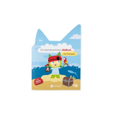 tonies® ein abenteuerliches Malbuch mit Hörspiel und Sticker, Pirat von tonies
