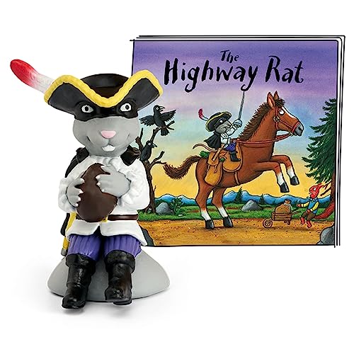 tonies Audio-Figur für Toniebox, The Highway Rat von Julia Donaldson, Hörbuchgeschichte und Song für Kinder zur Verwendung mit Toniebox-Musik-Player (separat erhältlich) von tonies