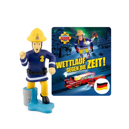 tonies Hörfigur für Toniebox, Feuerwehrmann Sam – Wettlauf gegen die Zeit!, Hörspiel mit 5 Geschichten für Kinder ab 3 Jahren, Spielzeit ca. 60 Minuten tonies Hörfigur für Toniebox, Feuerwehrmann Sam – Wettlauf gegen die Zeit!, Hörspiel mit 5 Geschichten für Kinder ab 3 Jahren, Spielzeit ca. 60 Minuten von tonies