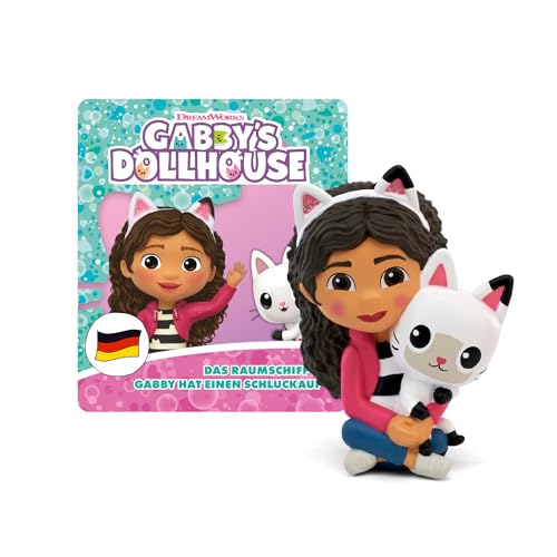 tonies Hörfigur für Toniebox, Gabby's Dollhouse – Das Raumschiff / Gabby hat einen Schluckauf, Hörspiel für Kinder ab 4 Jahren, Spielzeit ca. 43 Minuten tonies Hörfigur für Toniebox, Gabby's Dollhouse – Das Raumschiff / Gabby hat einen Schluckauf, Hörspiel für Kinder ab 4 Jahren, Spielzeit ca. 43 Minuten von tonies