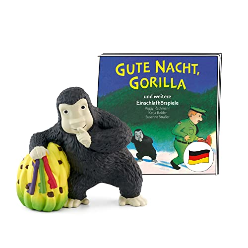 tonies Hörfigur für Toniebox, Gute Nacht, Gorilla! und weitere Einschlafhörspiele, Hörspiel mit Musik für Kinder ab 3 Jahren, Spielzeit ca. 38 Minuten von tonies