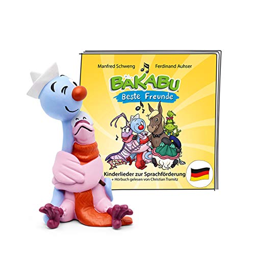 tonies Hörfigur für Toniebox, Kinderlieder: Bakabu – Beste Freunde, Hörbuch und Lieder für die sprachliche Frühförderung, für Kinder ab 3 Jahren, Spielzeit ca. 37 Minuten tonies Hörfigur für Toniebox, Kinderlieder: Bakabu – Beste Freunde, Hörbuch und Lieder für die sprachliche Frühförderung, für Kinder ab 3 Jahren, Spielzeit ca. 37 Minuten von tonies