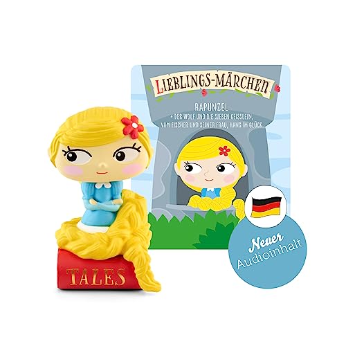tonies Hörfigur für Toniebox, Lieblings-Märchen – Rapunzel und weitere Märchen, Hörspiel für Kinder ab 3 Jahren, Spielzeit ca. 65 Minuten tonies Hörfigur für Toniebox, Lieblings-Märchen – Rapunzel und weitere Märchen, Hörspiel für Kinder ab 3 Jahren, Spielzeit ca. 65 Minuten von tonies