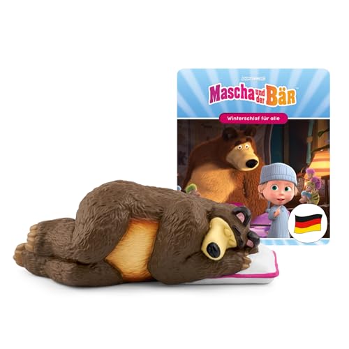 tonies Hörfigur für Toniebox, Mascha und der Bär – Winterschlaf für alle + 5 weitere quirlige & lustige Geschichten, Hörspiel für Kinder ab 4 Jahren, Spielzeit ca. 50 Minuten von tonies