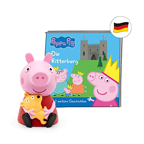 tonies Hörfigur für Toniebox, Peppa Wutz – Die Ritterburg und 7 weitere spannende Peppa Wutz Geschichten, Hörspiel für Kinder ab 3 Jahren, Spielzeit ca. 44 Minuten von tonies